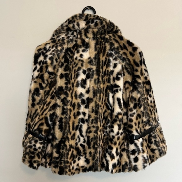 💕 Laundry by Shelli Segal Animal Print Coat Size XS - Picture 2 of 7